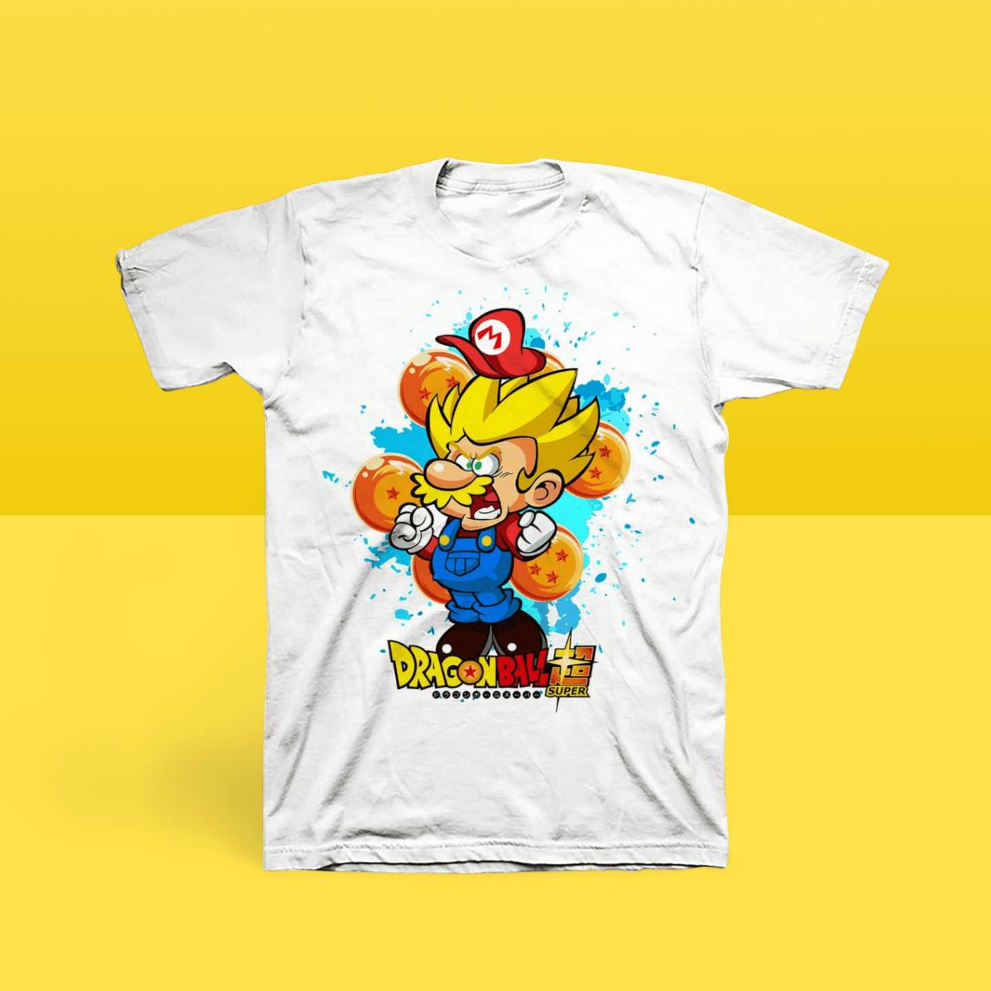 Dragonball Mario DTF Transfer
