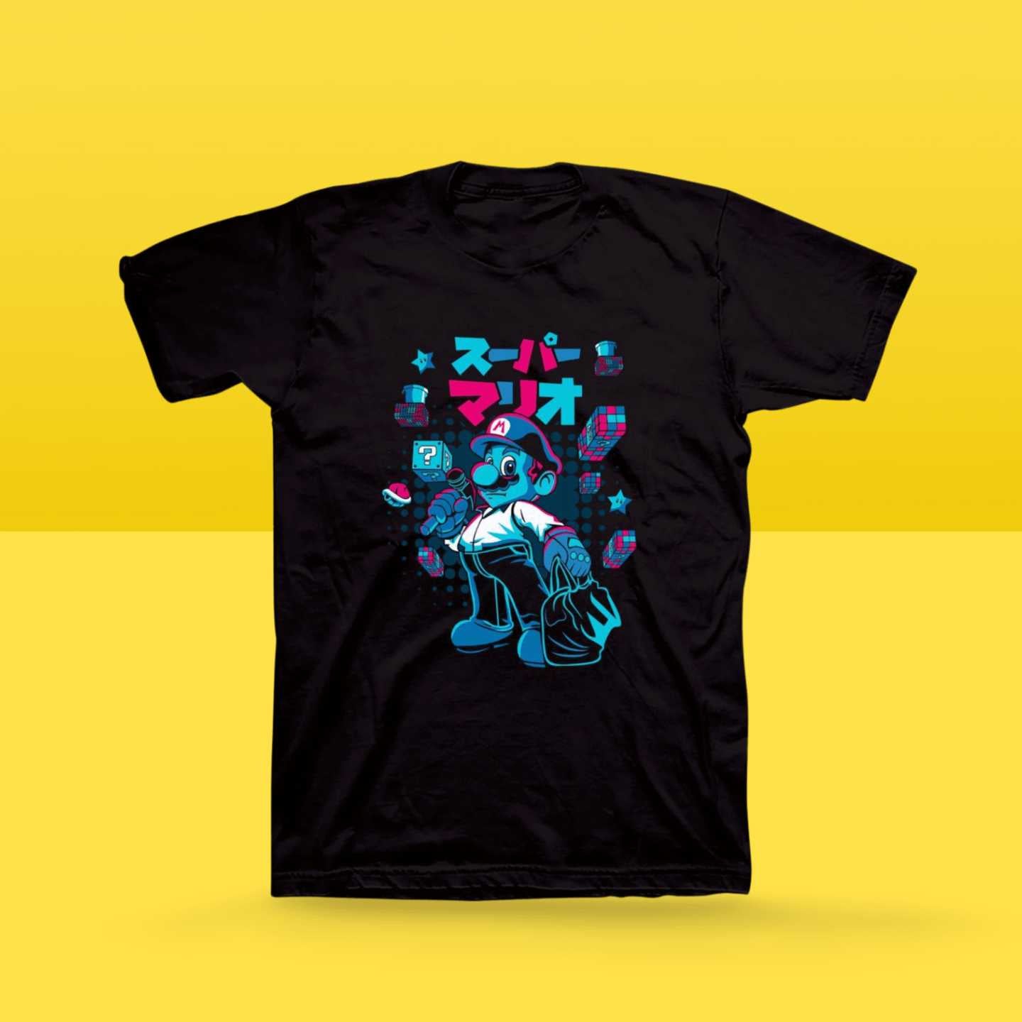 Retro Mario - DTF Transfer