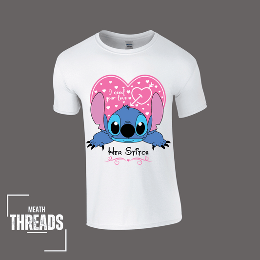 Stitch V6 Valentine - DTF Transfer